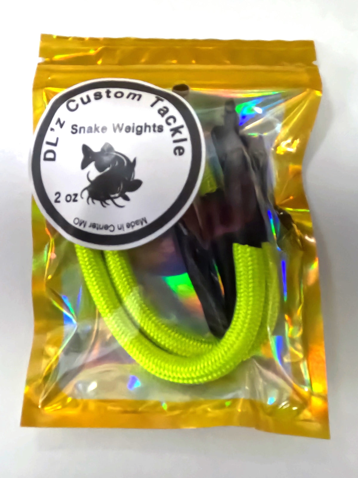 2 oz. Yellow Snake Weight - 2 pack