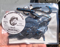 5 inch Brush Hog Bait Color - Black & Blue 6 Pack