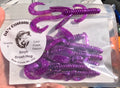 5 inch Brush Hog Bait Color - Purple Passion 6 Pack