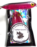 3 Pack Standard 3.74 inch Catfish Spooks - Color - Purple Black Pattern