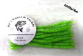 6 inch Trick Worm Bait Color - Zombie Green - 10 Pack