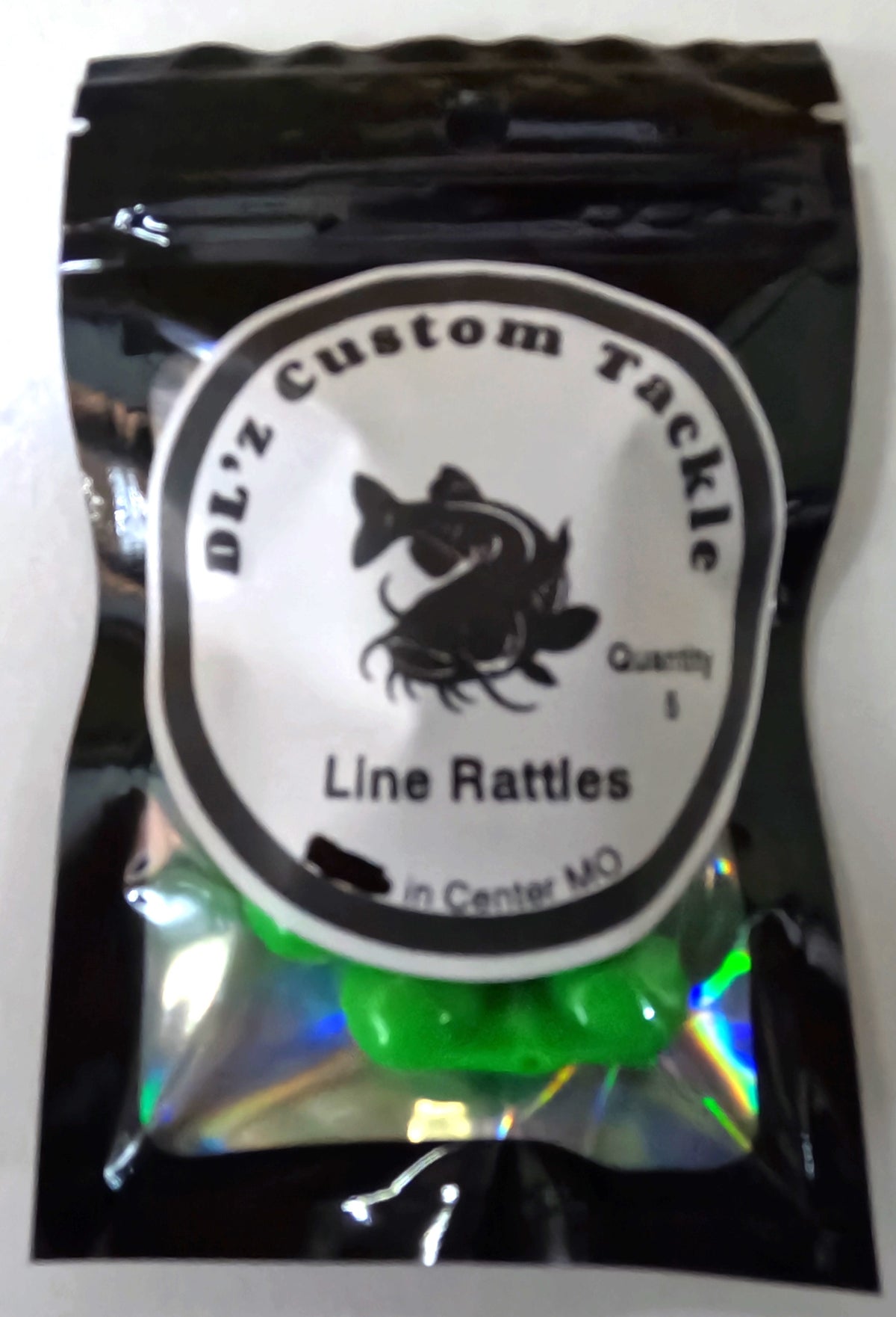 5 pack Green Line Rattles
